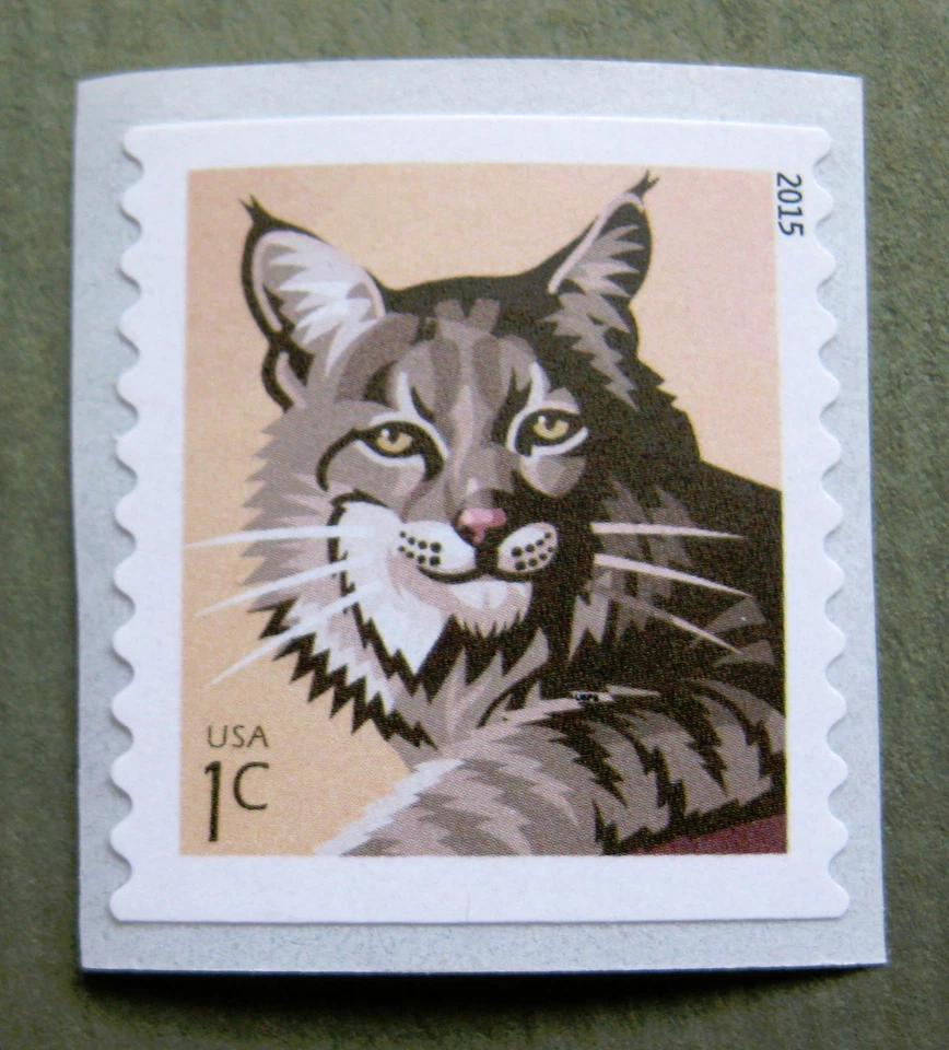 Sc # 4672 ~ 1 cent Bobcat Issue (ha26) - Image 1 of 1