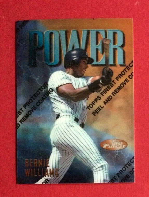 Bernie Williams New York Yankees 1997 Topps Finest Power  #45 ~  Nice! - Image 1 of 1