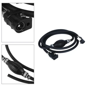 For Yamaha Outboard Engine Fuel Line w/Primer Bulb & Engine Connector 2m/8mm UK - Picture 1 of 12