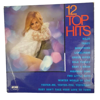 Alan Caddy Orchestra And Singers – 12 Top Hits 33 RPM Vinyl LP Record, 1969, VGC - Image 1 of 4