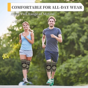 Copper Knee Braces for Men & Women (2 Pack) - Copper Knee Compression Sleeve ... - Picture 1 of 1