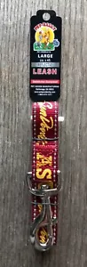 Nueva correa reflectante para perro Pup Rally oficial NCAA ASUS Sun Devils Arizona 1" x 4' - Imagen 1 de 8