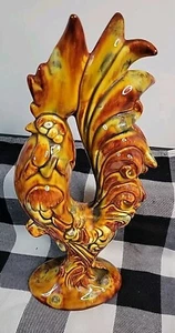 Vintage Hahn Figur groß handbemalt Keramikfigur - Bild 1 von 13