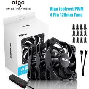 Aigo T3 Computer Case Fan Silent Fan CPU Cooling Quiet PC Cooler Fan Case 3Pack - Afbeelding 1 van 5