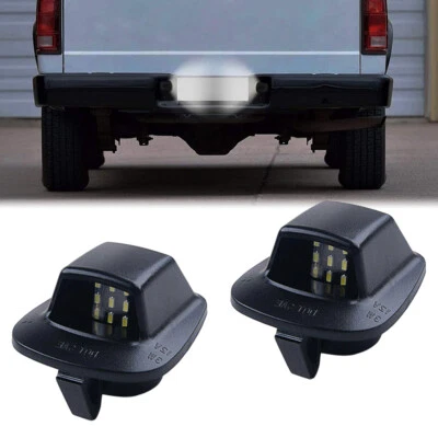 Lámpara de luz de placa trasera de parachoques de licencia LED para Dodge Dakota RAM Mitsubishi 1997-11 Foto 1 de 4