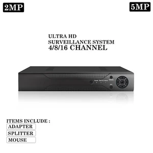 Grabadora de video digital 4 8 16 32 canales 2MP-5MP CCTV DVR AHD 1920P VGA HDMI BNC - Imagen 1 de 15