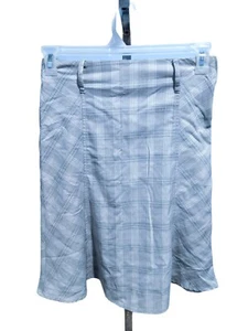 Lipstick Gray Pinstripe Flared Skirt size S - Picture 1 of 4