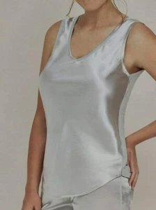 CANOTTA RASO SPALLA LARGA DONNA - Picture 1 of 21