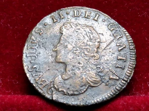 Ireland - Limerick Besieged. 1690-91 James 11 - Halfpenny.. VG - Imagen 1 de 8