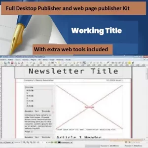 Professional Desktop publishing Printing and Web Upload software for Windows - Picture 1 of 10