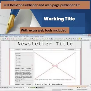 Professional Desktop publishing Printing and Web Upload software for Windows  - Picture 1 of 10
