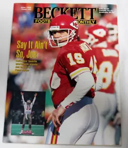 Beckett Football Card Mensile Giugno 1995 Numero 63 Joe Montana/Steve McNair - Foto 1 di 2