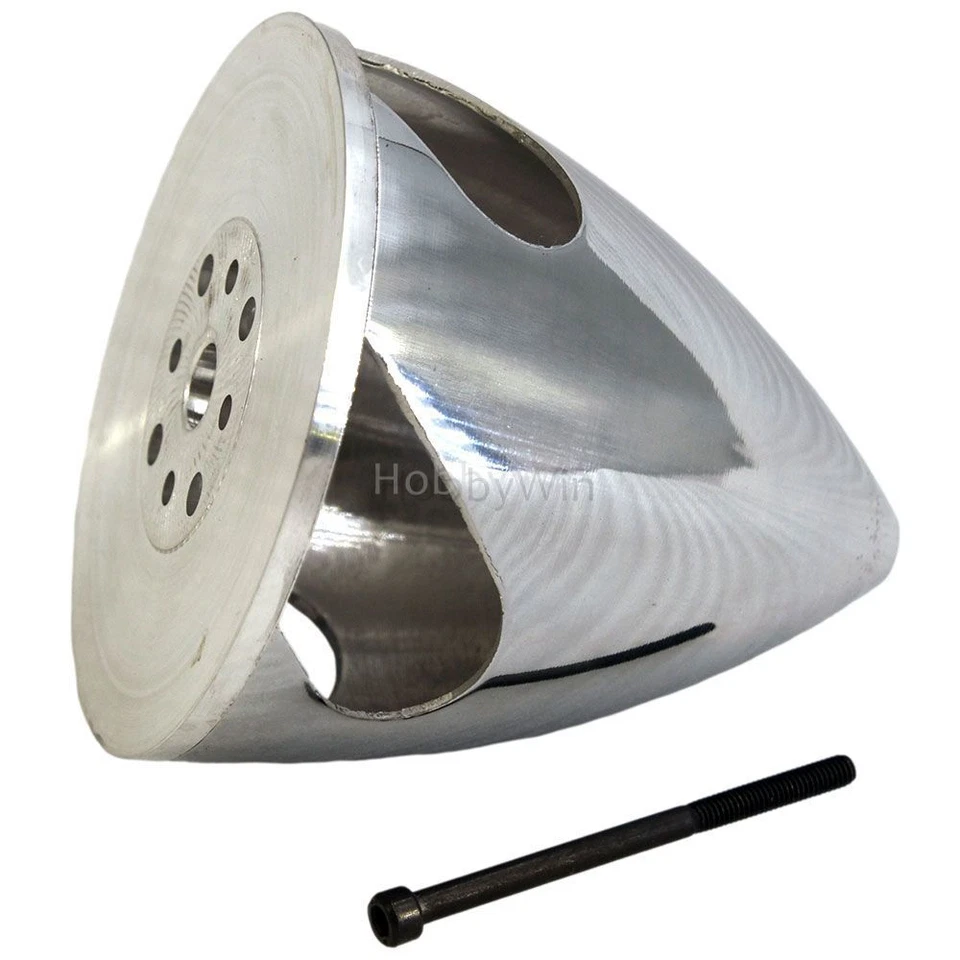 4 Bladed 3.5in /89mm Aluminum Spinner for 10mm shaft DLE gas engine RC Airplane - Image 1 of 4