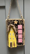 Driftwood Home Sign. Ready to hang. 13 X 9cm. Handmade in Wales.