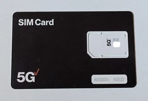 Verizon Prepaid SIM $60 Unlimited 5G Data Call Text 3 Months Included - Picture 1 of 1