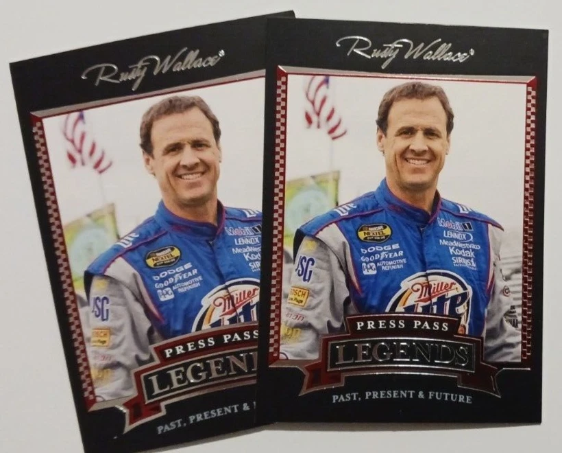 Rusty Wallace - 2 Cards - 2005 Press Pass Legends - Card Number 22 - Image 1 of 1