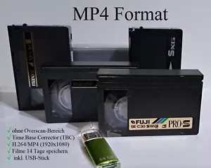 10x VHS-C Kassetten digitalisieren, überspielen als MP4 auf USB-Stick inkl. - Bild 1 von 10