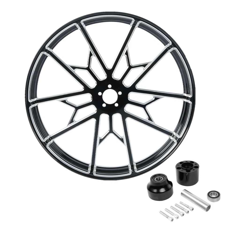 23'' Front Wheel Rim Single Disc Wheel Hub Fit For Harley Davidson Touring 08-Up — 第 1/4 张图片