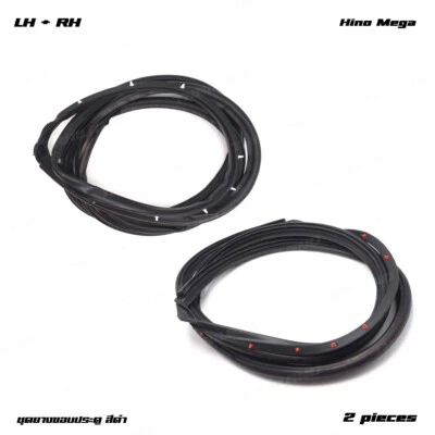 Fits Hino Mega Hino Mega Truck 1990 - 21 Pair Door Rubber Seal Weatherstrip - Image 1 of 4