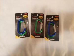 Peerless Spring Link Multi Purpose Connectors. Lot Of 6. Key Chains ect.3in. - Picture 1 of 4