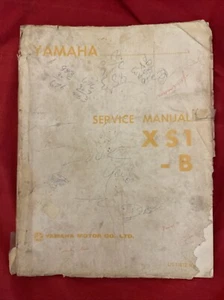 Factory Yamaha 650cc twins 1971 service manual XS1 XS1 XS1B - Picture 1 of 3