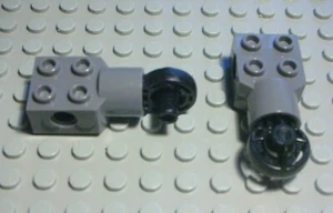 Lego Lochstein 2x2 mit Gelenk new Dunkelgrau Schwarz - Picture 1 of 1