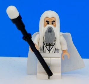LEGO Saruman Minifig Hobbit Lord of the Ring Medieval Wizard Battle 79005 - Picture 1 of 3