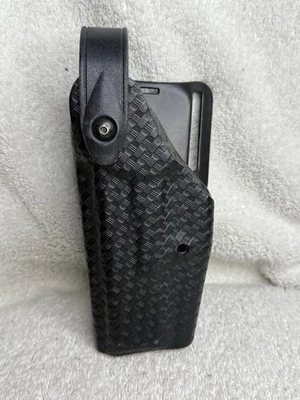 Safariland 6280-83 SLS Lvl 2 Glock 17 22 Mid-Ride Duty Holster Basketweave - LH - Image 1 of 4