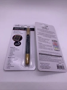 Craft Decor Chalk Writer Marker Gold Lot Of 2 Chalkboards Windows Glass Metal  - Picture 1 of 2