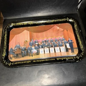Vintage 1950s Lawrence Welk The Champagne Musicmakers  Collectors 14”x9” Tray - Picture 1 of 7