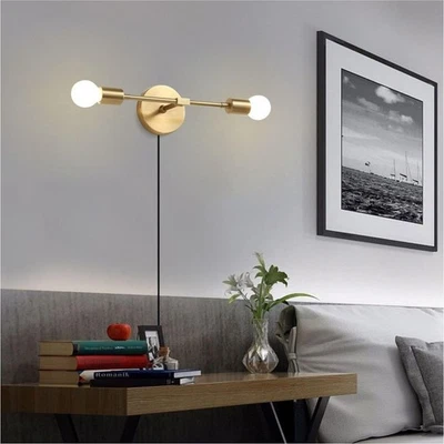 LED Modern Vanity Lighting Wall Sconce Light 2 Lights Glass Wall Lamp Fixture - Image 1 of 4