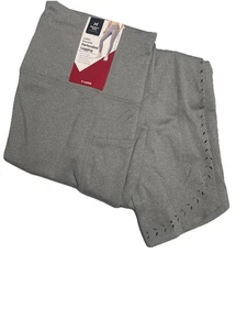 Members Mark perforierte Ankle Leggings grau, Größe XL - Bild 1 von 3
