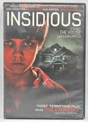 Insidious DVD Widescreen Patrick Wilson Rose Byrne Lin Shave Leigh Whannell 2010 - Image 1 of 3