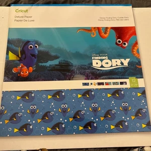 Cricut Deluxe Paper Disney Finding Dory 12"x12' Scrapbook Paper BB18 - Picture 1 of 3