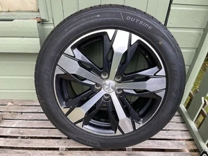 Peugeot 3008 Alloy Wheel Complete with Tyre 225/55/ZR18 18" - Picture 1 of 2