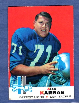 1969 TOPPS FOOTBALL #123 ALEX KARRAS                                    AWESOME! - Image 1 of 2