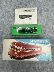 Marklin Vintage Railbus 3016 & Railbus Trailer 4018 - Picture 1 of 14