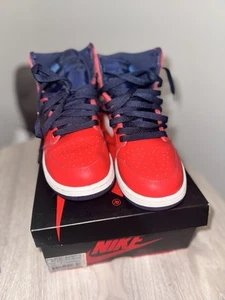 JORDAN 1 RETRO OG HIGH DAVID LETTERMAN SNEAKER GS 5.5 YOUTH ATHLETIC SNEAKER - Picture 1 of 5