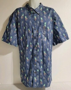 Harbor Bay By DXL Big & Tall Short Sleeve Shirt Men's Size 3XL MSRP $45.00 New - Picture 1 of 12