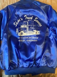 VINTAGE Shupes Truck Service Bomberjacke XL 80er Made In USA - Bild 1 von 3