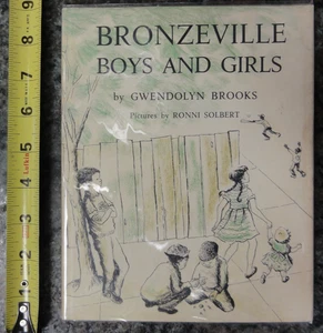 Bronzeville Boys and Girls by Gwendolyn Brooks 1956 with Signed Card HCDJ - Imagen 1 de 20