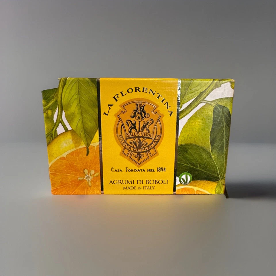 Jabón corporal italiano de lujo cítrico La Florentina Boboli 10,5 oz ingredientes naturales Foto 1 de 1