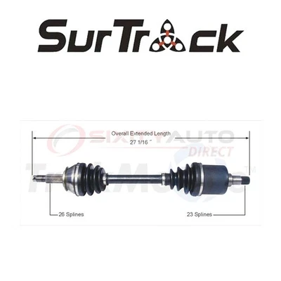SurTrack CV Axle Assembly for 1984 Chrysler E Class 2.2L 2.6L L4 - Constant fk - Image 1 of 4