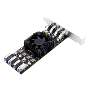 Highly Speed USB3.2 PCIe Expansion Card with 8Port for PC 5Gbps Speed Adapter - Picture 1 of 7
