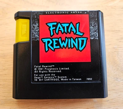 Sega Genesis - Fatal Rewind - (Tested & Guaranteed) EA Video Game - Image 1 of 3