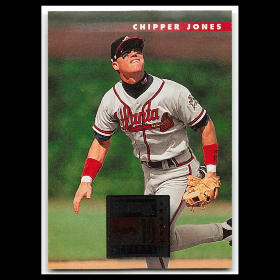 Chipper Jones #437 1996 Donruss Atlanta Braves Baseball Card MLB NM - Image 1 of 3