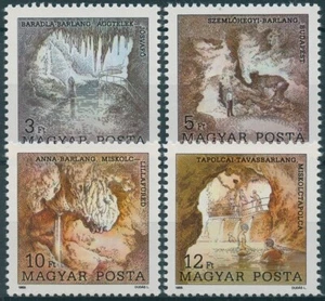 Hungary Stamps 1989 MNH 10th World Speleology Congress Budapest Caves 4v Set - Picture 1 of 1