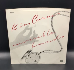 Kim Carnes -Invisible Hands/I'll Be Here Where The Heart Is 7" 45 RPM 1983 - Picture 1 of 8