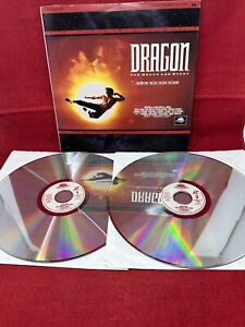 Dragon The Bruce Lee Story on 2 LaserDisc LetterBoxed Digital Sound Laser Disc