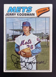 1977 Topps #300 - JERRY KOOSMAN - New York Mets - Foto 1 di 3